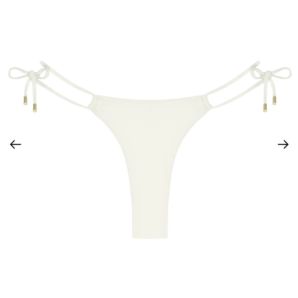Monday Swimwear Cream Bikini Bottom